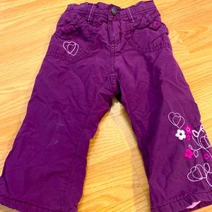 old navy 12-18 month fleece lined pants